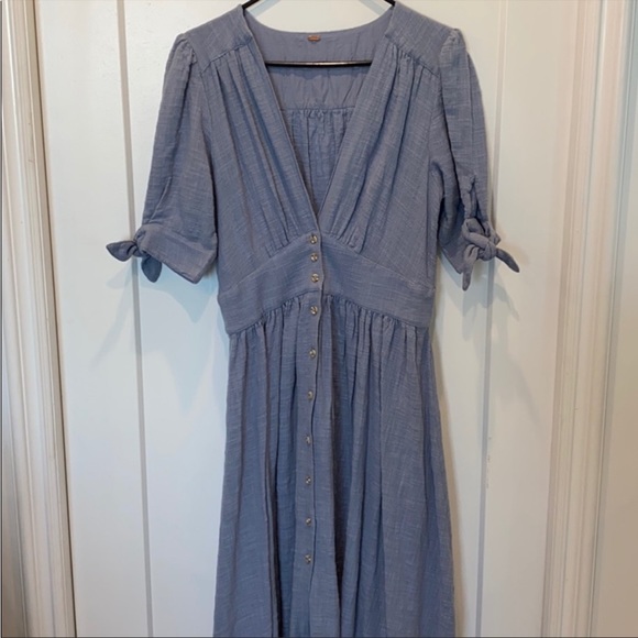 Free People adorable LOVE OF MY LIFE Midi Dress - Picture 5 of 9
